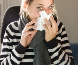 Sinusitis can cause mucous floods in the office